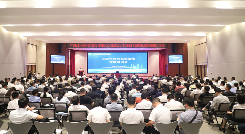 广西工程征询集团进行2025年项目包装策动专题培训会